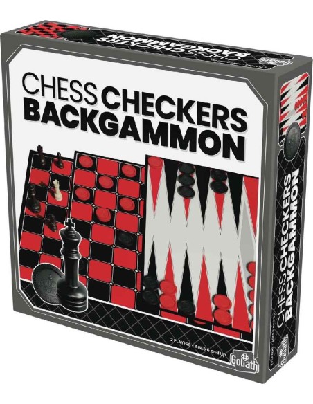 3EN1 JUEGOS - AJEDREZ BACKGAMMON DAMAS