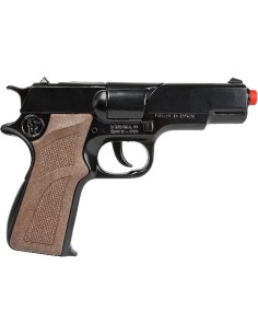 PISTOLA POLICIA METAL 8 FULMINANTES NEGR 2