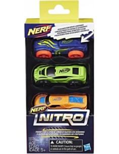 NERF NITRO 3 COCHES DE ESPUMA (SURTIDO)