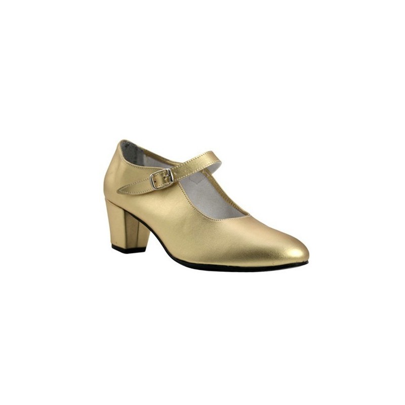 ZAPATO ORO Nº26