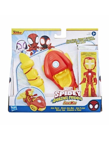 SPIDEY SET FIGURA Y VEHICULO IRON-MAN RA