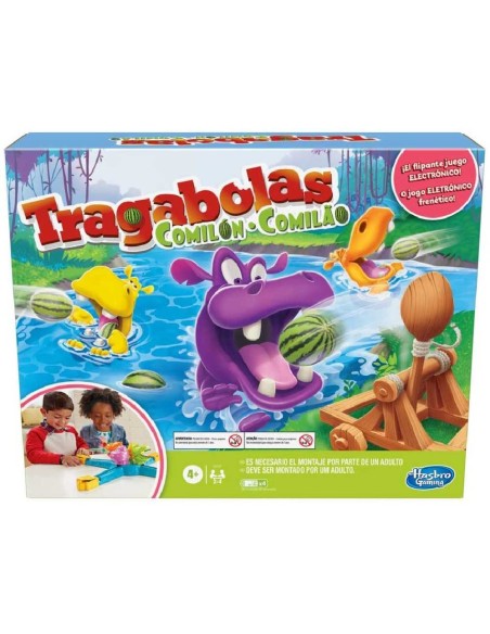 JUEGO TRAGABOLAS HIPPOS LAUNCHERS