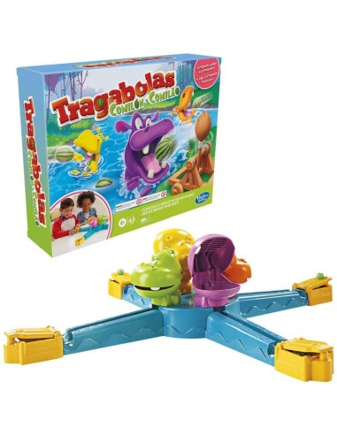 JUEGO TRAGABOLAS HIPPOS LAUNCHERS