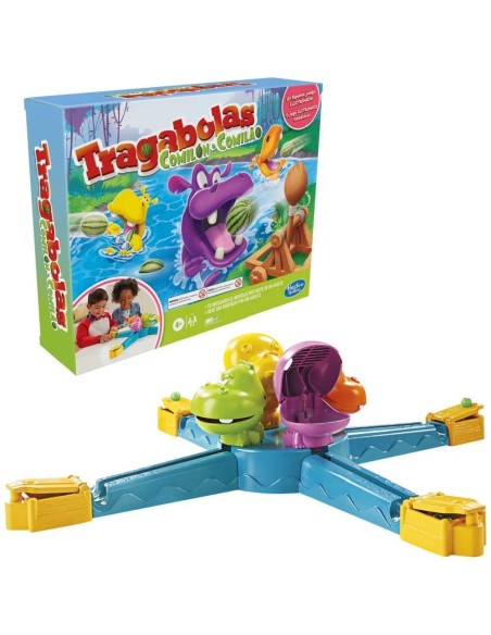 JUEGO TRAGABOLAS HIPPOS LAUNCHERS