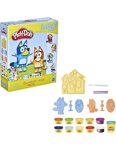 PLAY-DOH JUEGO  LOS DISFRACES DE BLUEY