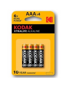 Blister 4 Pilas Alcalinas 1,5V AAA LR03