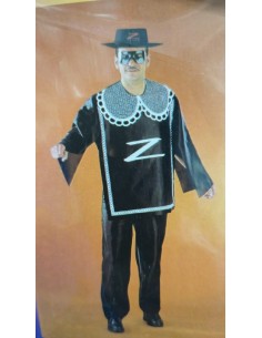 DISFRAZ ZORRO ADULTO T. UNICA L