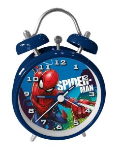 RELOJ DESPERTADOR CAMPANAS SPIDERMAN