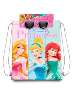 SACO MOCHILA + GAFAS SOL PRINCESAS DISNE