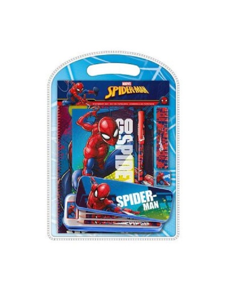 SET PAPELERIA SPIDERMAN