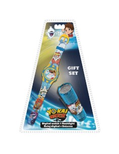 SET DE RELOJ DIGITAL Y LINTERNA YO KAI W
