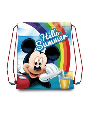MOCHILA SACO MICKEY 40X30CM