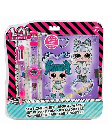 SET RELOJ DIGITAL + BOLI 6C + DIARIO SEC