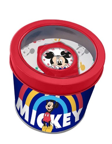 RELOJ ANALOGICO DE MICKEY EN CAJA DE ME