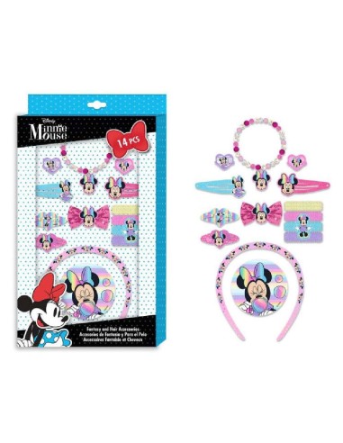 CAJA 14 ACCESORIOS PELO Y FANTASIA MINNI