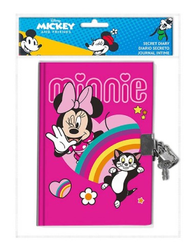 DIARIO CON CANDADO MINNIE