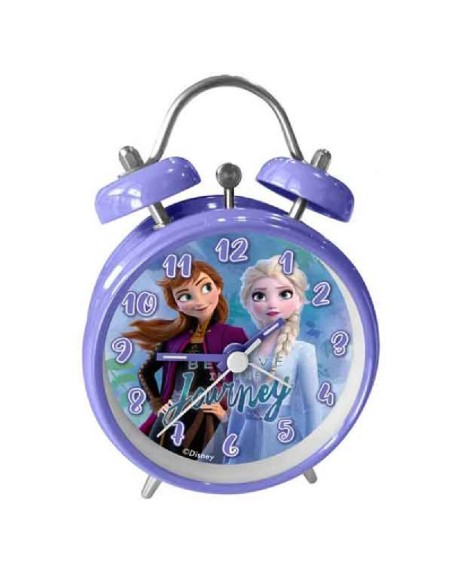 RELOJ DESPERTADOR CAMPANA FROZEN 2