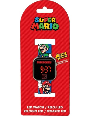 Reloj Led Super Mario
