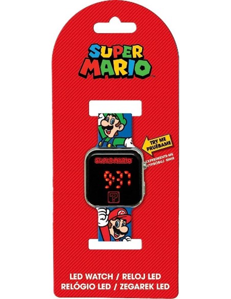 Reloj Led Super Mario