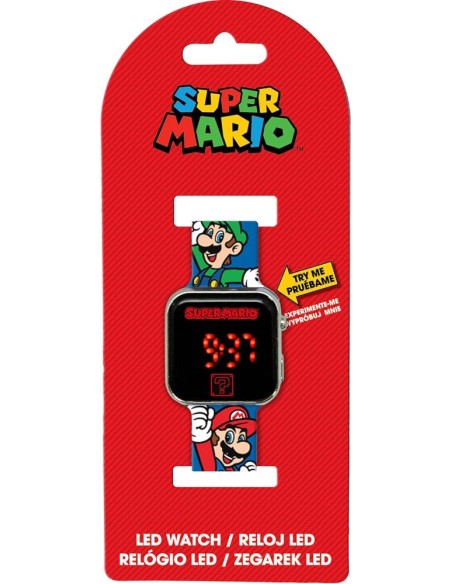 Reloj Led Super Mario