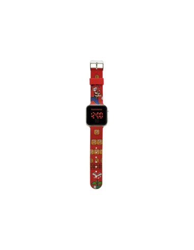 RELOJ LED SUPER MARIO