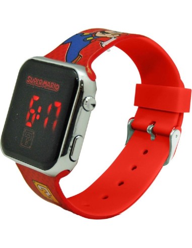 RELOJ LED SUPER MARIO