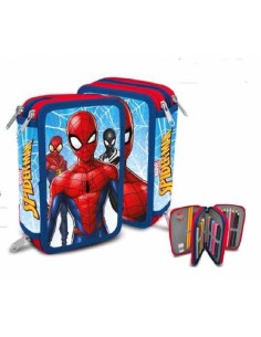 PLUMIER ESTUCHE SPIDERMAN MARVEL TRIPLE