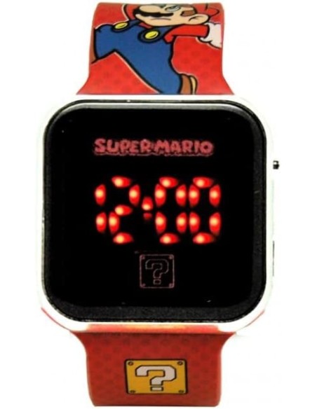 RELOJ LED SUPER MARIO