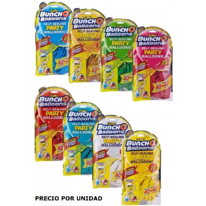 BUNCH O BALLOONS PARTY PACK DE 24 GLOBOS