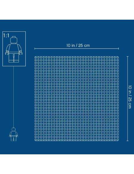 BASE BLANCA LEGO 11010