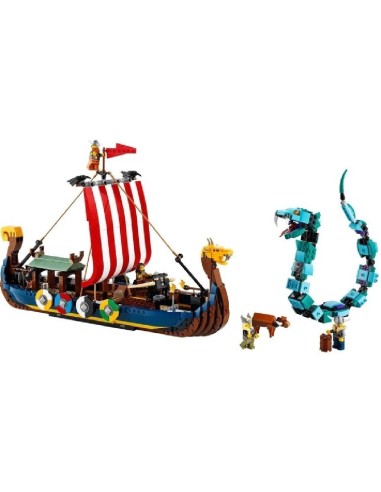 LEGO BARCO VIKINGO Y SERPIENTE MIDGARD -