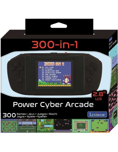 CONSOLA PORTATIL POWER ARCADE 2.8`` 300 