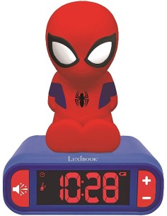 SPIDERMAN DESPERTADOR DIGITAL CON LUZ