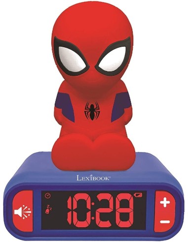 SPIDERMAN DESPERTADOR DIGITAL CON LUZ