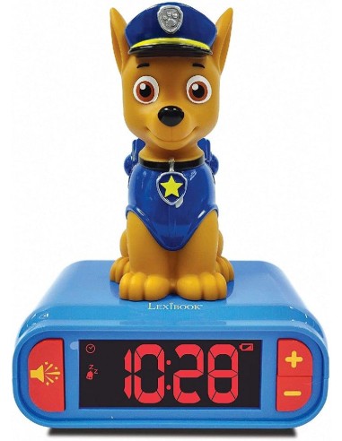 PAW PATROL DESPERTADOR DIGITAL CON LUZ