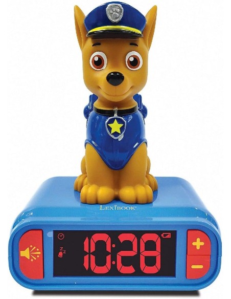 PAW PATROL DESPERTADOR DIGITAL CON LUZ