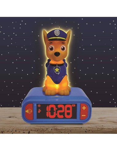 PAW PATROL DESPERTADOR DIGITAL CON LUZ