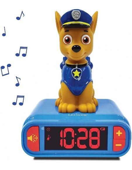 PAW PATROL DESPERTADOR DIGITAL CON LUZ