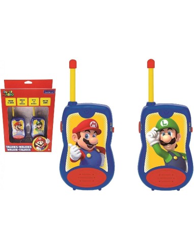 WALKIE TALKIES SUPER MARIO, RANGO 120 M