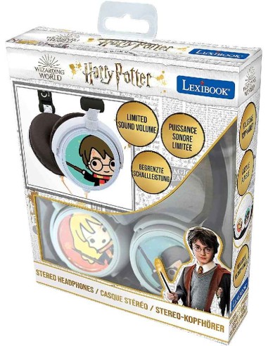 CASCOS ESTÉREO PLEGABLE HARRY POTTER AUR