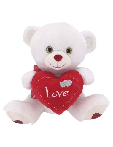 PELUCHE DE OSO CORAZON 50 CM BETI