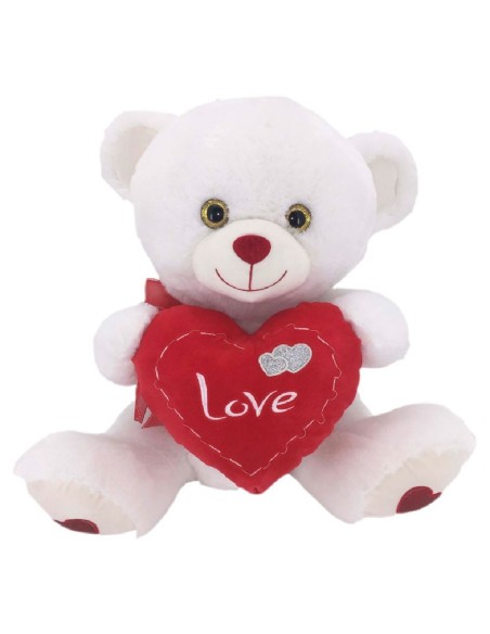 PELUCHE DE OSO CORAZON 50 CM BETI