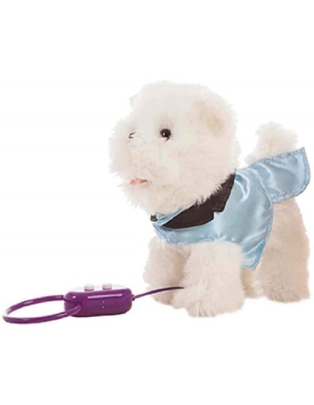 PERRITA MIMI TRAJE AZUL MOVIMIENTO Y SON