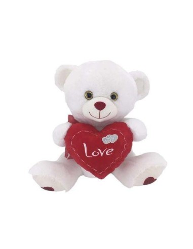 PELUCHE DE OSO CORAZON 50 CM BETI