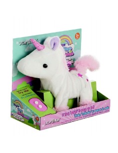 Unicornio Con luz 23 cm col. surtidos