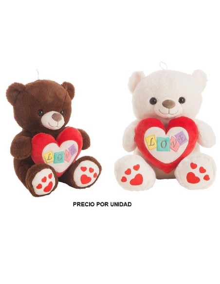 PELUCHE OSO CUADRI LOVE 48CM