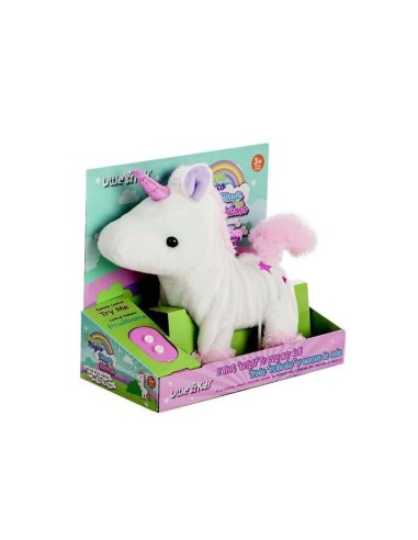 Unicornio Con luz 23 cm col. surtidos