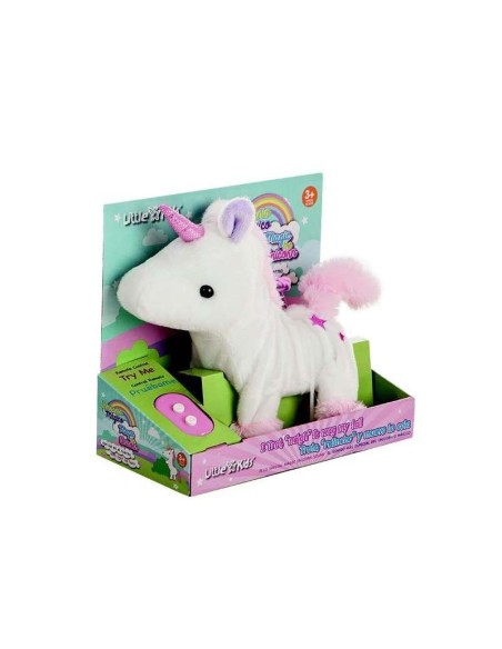 Unicornio Con luz 23 cm col. surtidos
