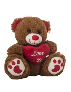PELUCHE OSO AMOUR CORAZON 38CM