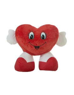 PELUCHE CORAZON ZAPATON 26CM 2